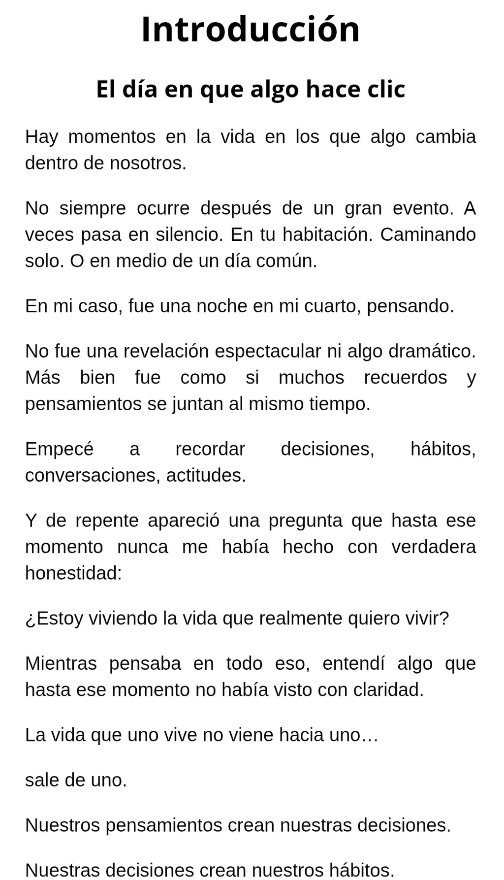 El momento en que te das cuenta
