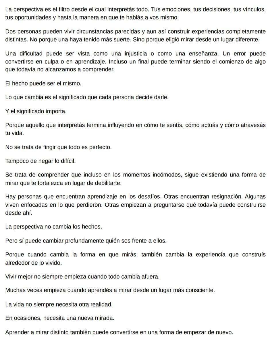 Cuando empezas a creer